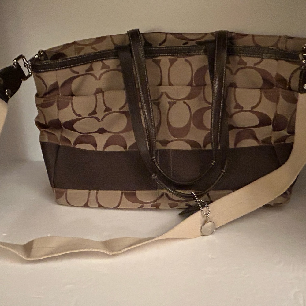 Vintage coach diper bag